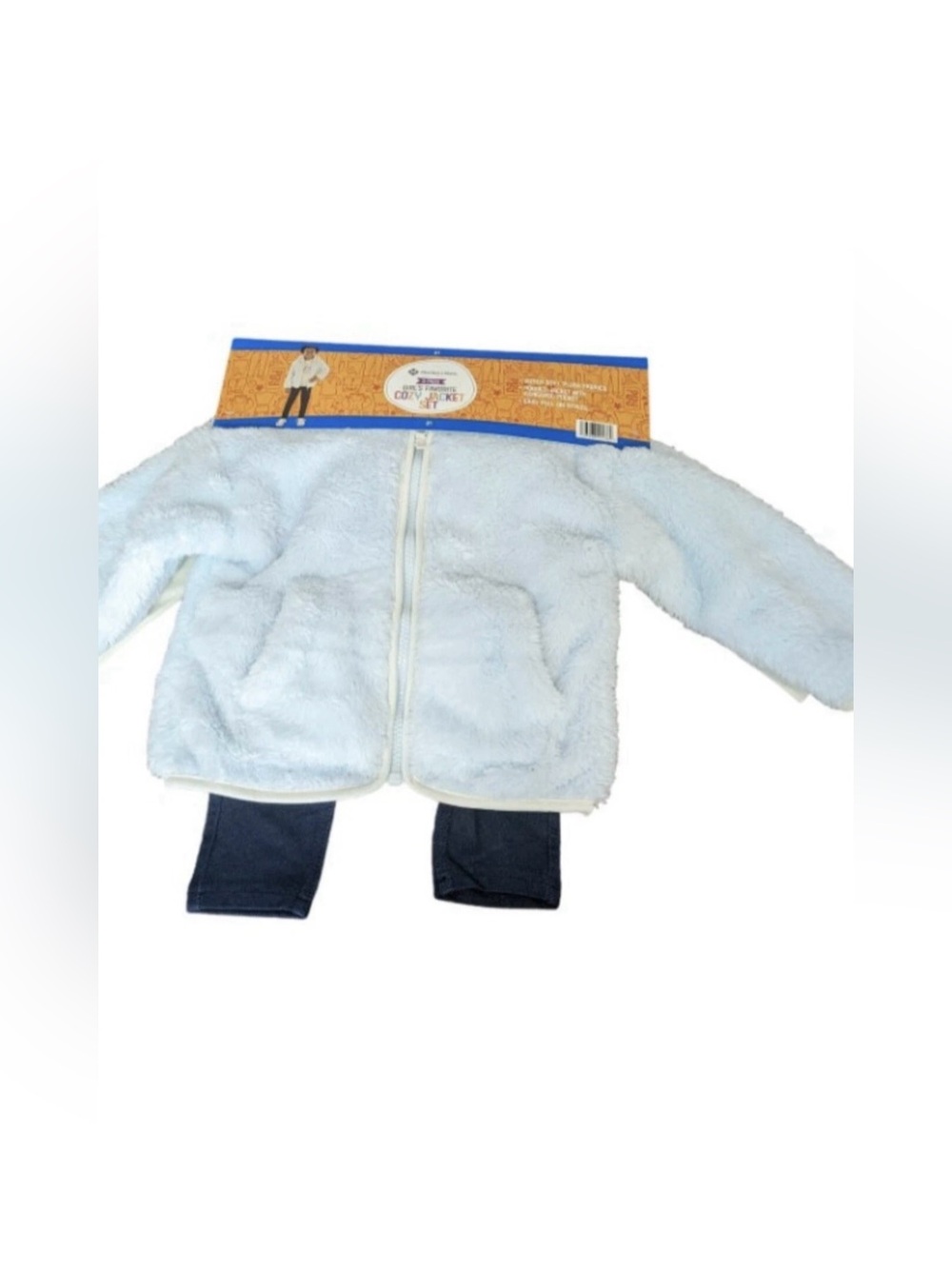 Member's Mark Girl's 3-Piece Favorite Cozy Jacket, Top & Legging Set Size 4t